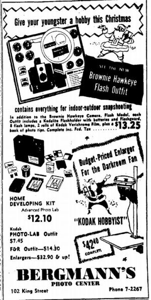 Wisconsin State Journal toy ads: 1950s